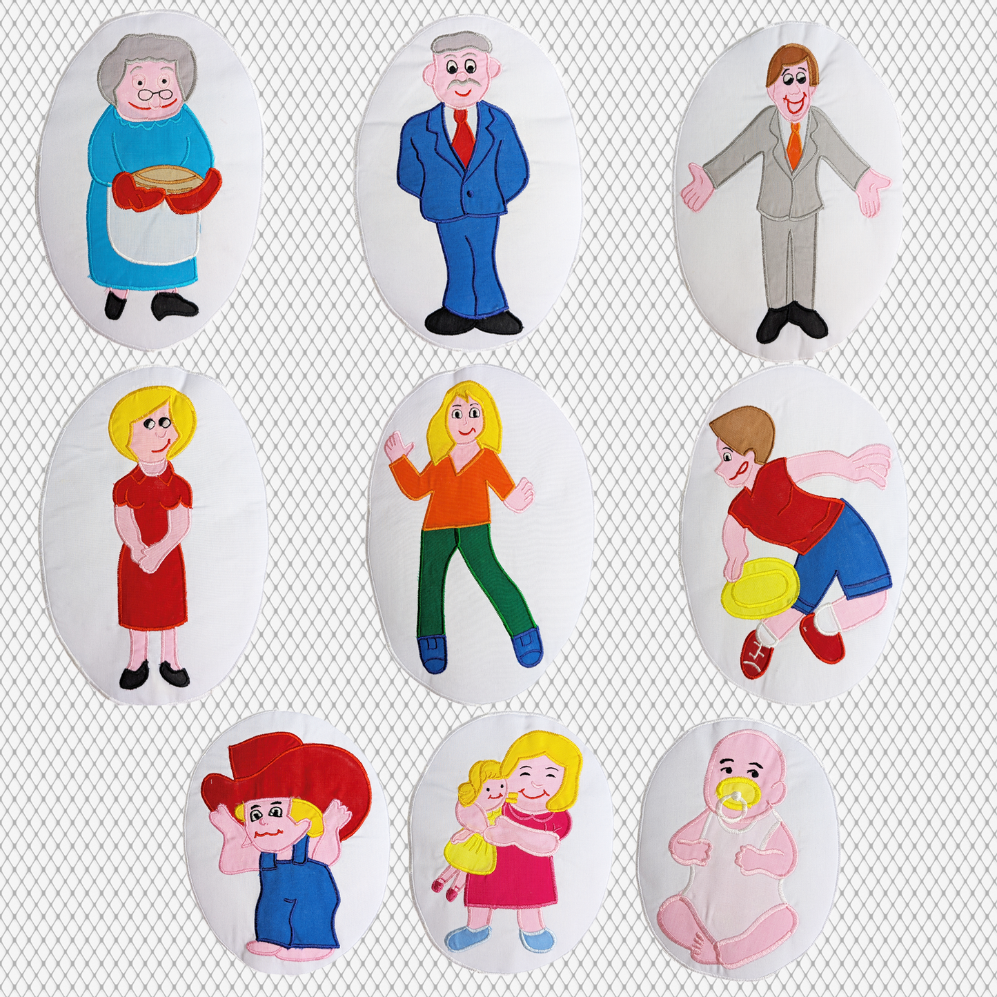 Happy Family (Large) – Felt Board Story