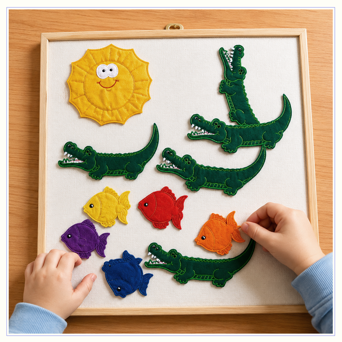 5 Hungry Crocodiles - Felt Board Story