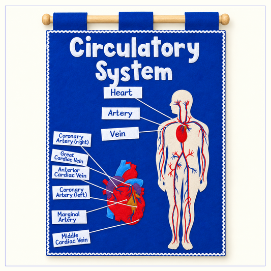 Circulatory System - Fabric Wall Chart
