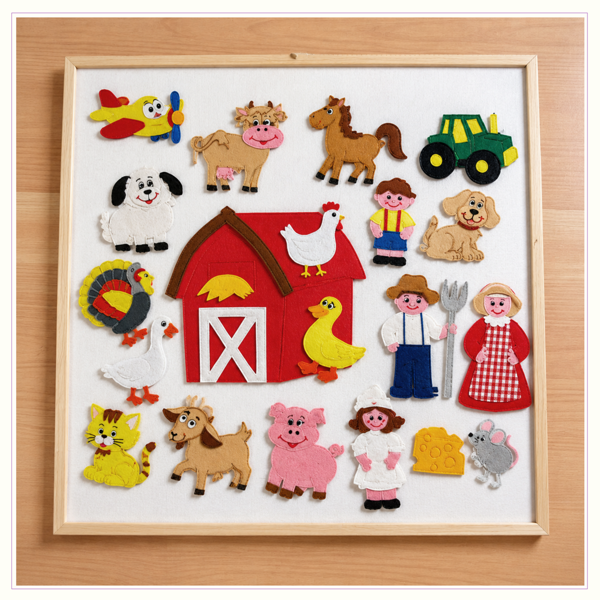 Old McDonalds Farm & Farmer in the Dell - Felt Board Stories