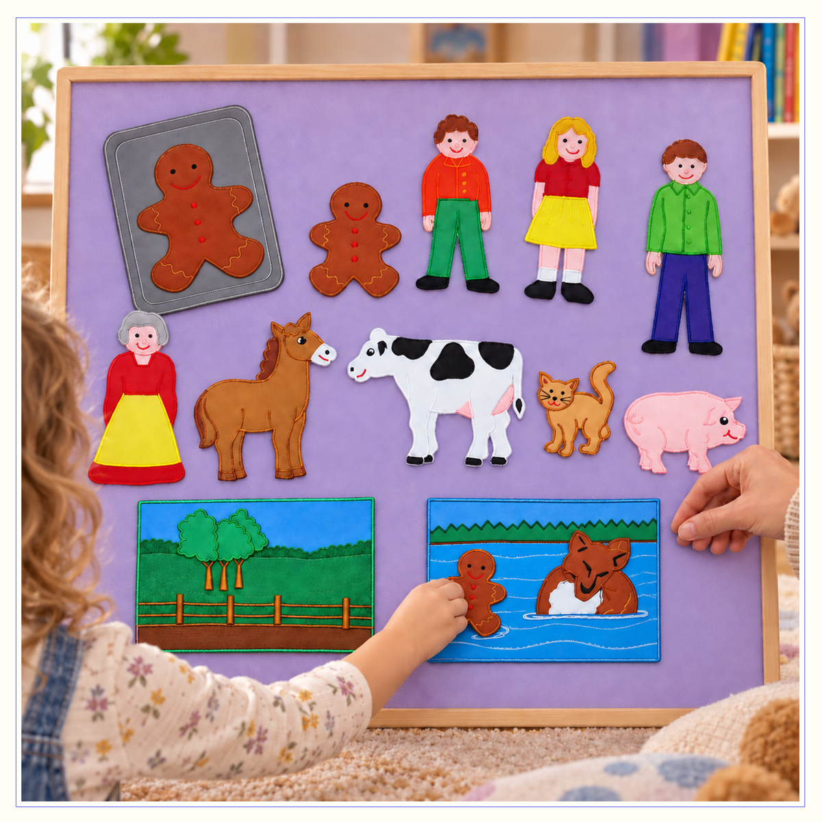 Gingerbread Man - Felt Board Story