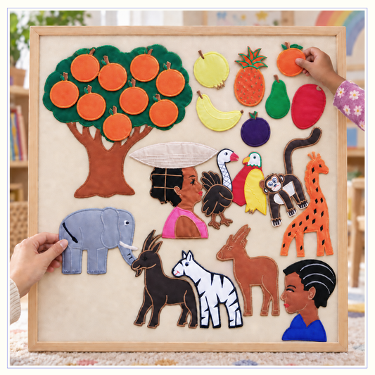 Handa's Surprise - Felt Board Story - Multi Cultural
