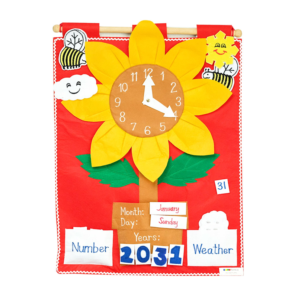 Sunflower Activity - Fabric Wall Chart