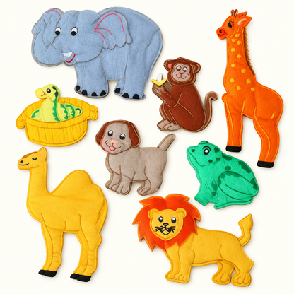 Animals at the Zoo - Felt Board Story