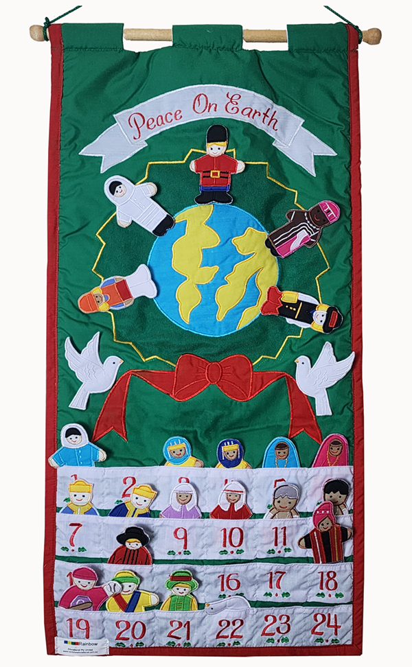 Peace on Earth Fabric Wall Chart