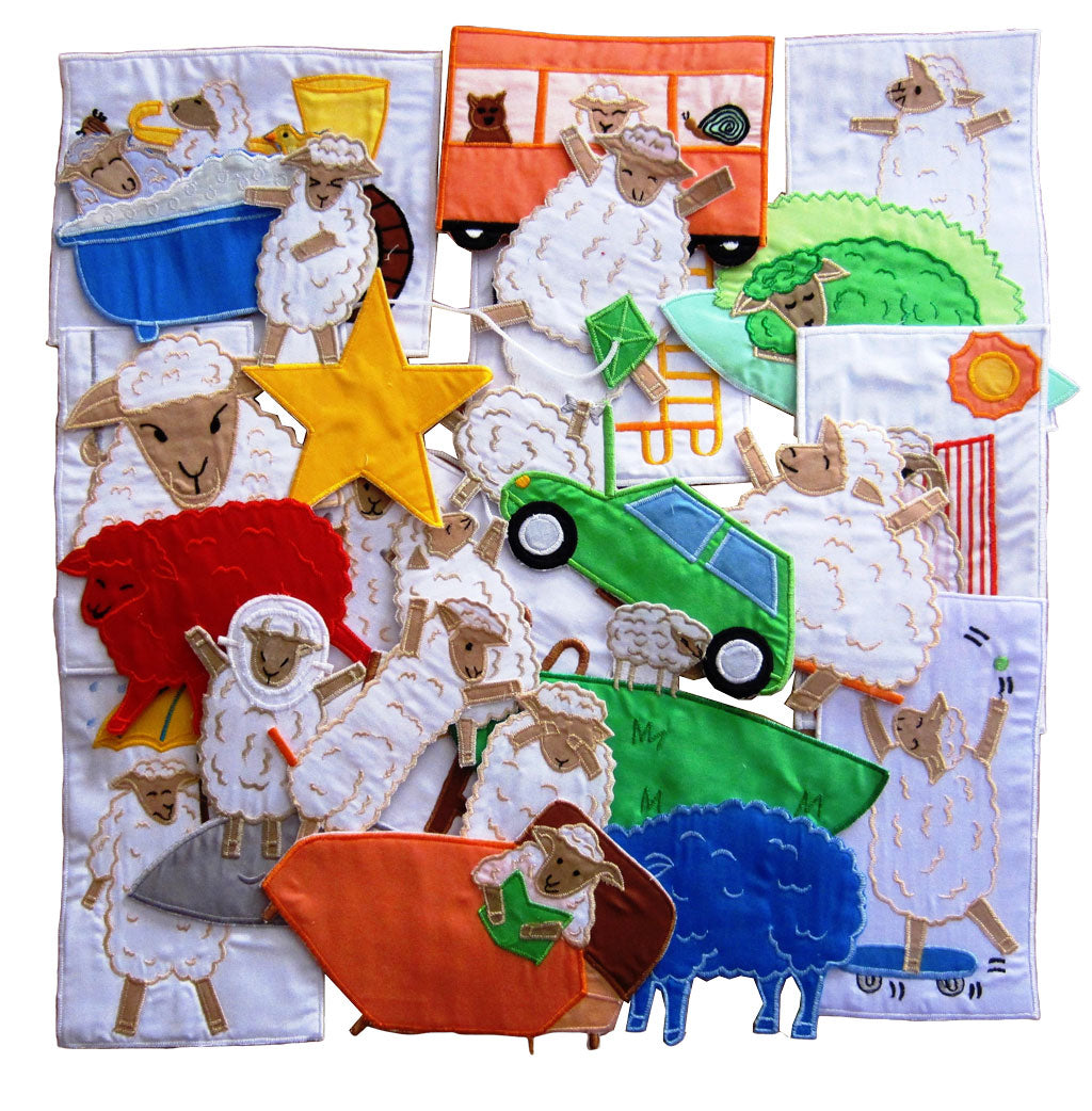 Where is The Green Sheep? - Tactile sensory activities.