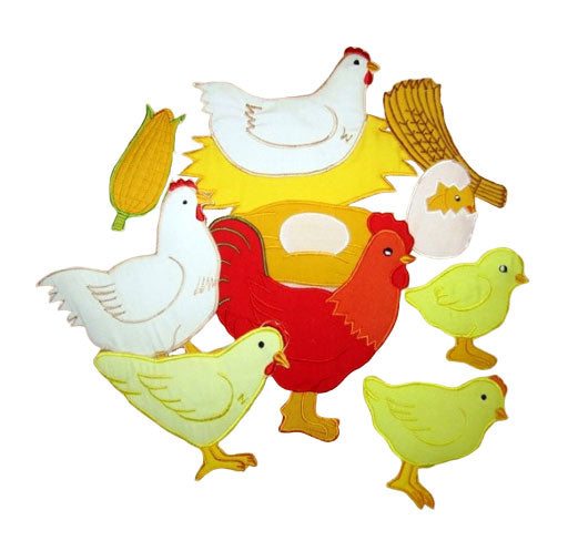 Life Cycle of a Chicken - Felt Story