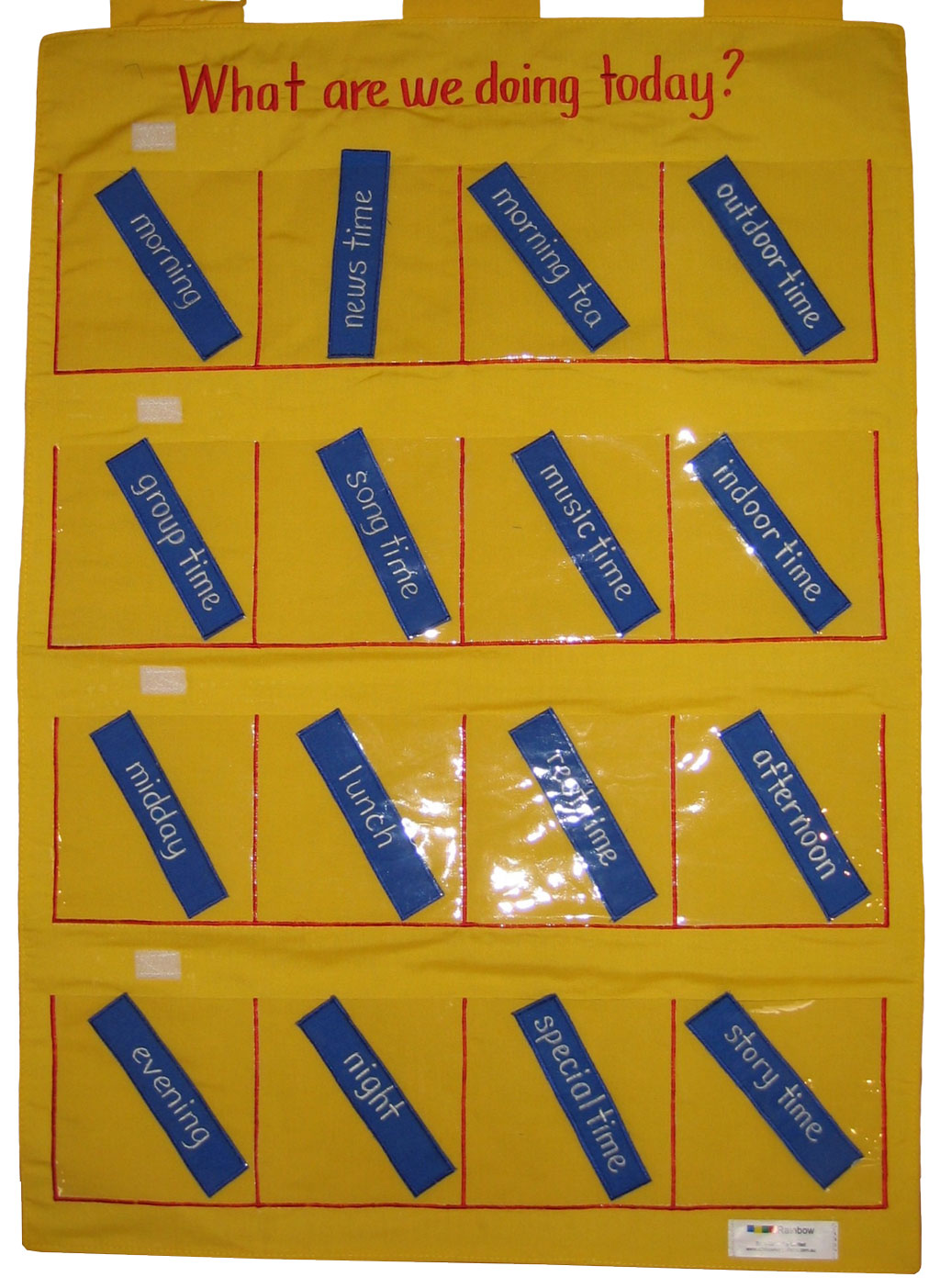 What Are We Doing Today? -  Fabric Wall Chart