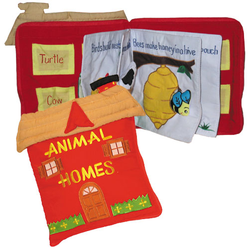Animal Homes - Fabric Book for Toddlers