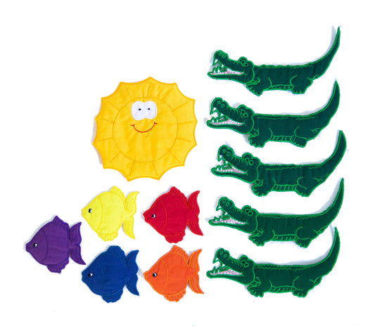 5 Hungry Crocodiles - Felt Board Story