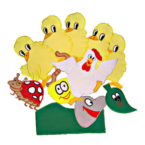 Five Little Chickens - Felt Board Story