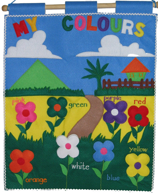 My Colours Chart - Fabric Wall Chart - Colours