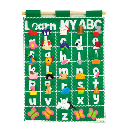 Learn MY ABC - Fabric Wall Chart - Phonics Learning Alphabet