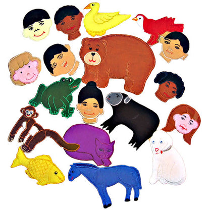 Brown Bear Brown Bear - Felt Board Story - Rhyming Story