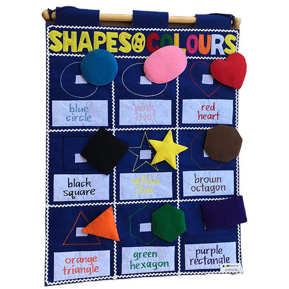 Shapes & Colours - Fabric Wall Chart